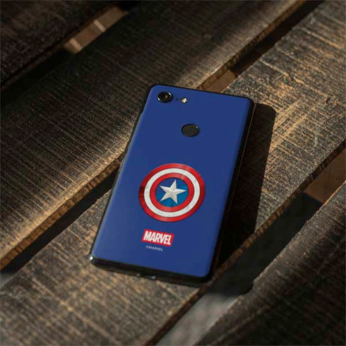 Marvel Captain America Shield Google Pixel 3 XL Skin